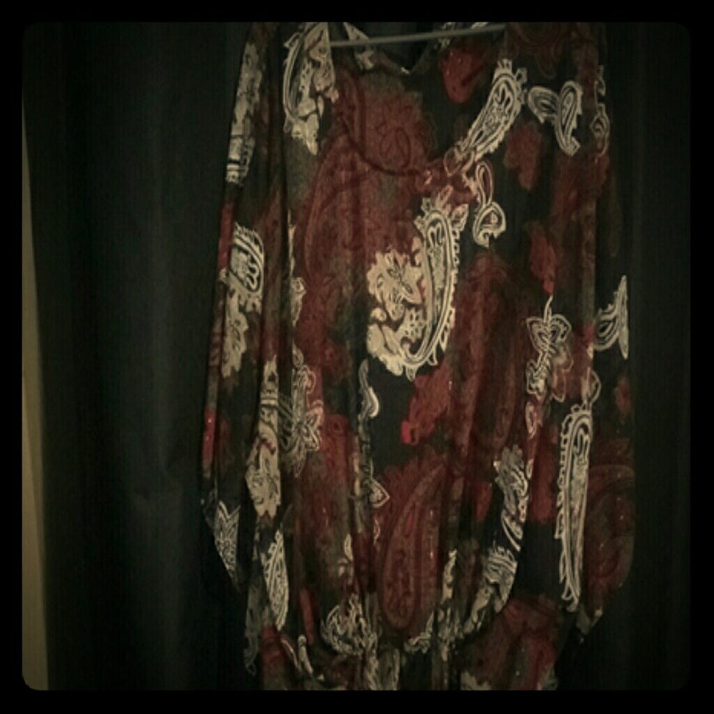 Poncho blouse